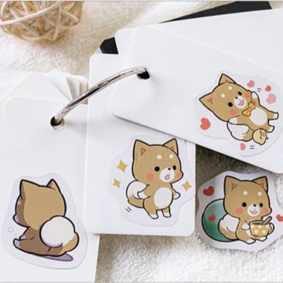Kawaii Shiba Inu Stickers - Picture 3 of 10
